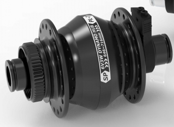 Nabendynamo Pro Shutter PL7 24 Loch  - 12 mm Steckachsen Typ