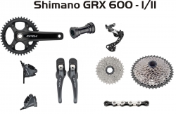 Gruppe Shimano GRX 600  1/11